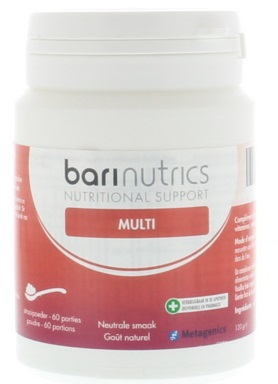 Barinutrics Multi Neutraal 120 Gramm