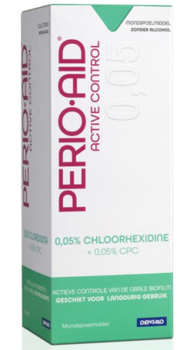 Perio Aid Active Control Mondspoelmiddel 0,05% 500 Ml