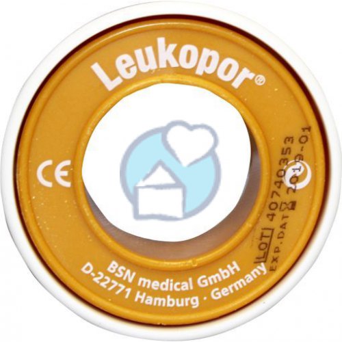 Leukopor Leukopor Hecht pleister 1.25 cm x 5 meter 1 Packung
