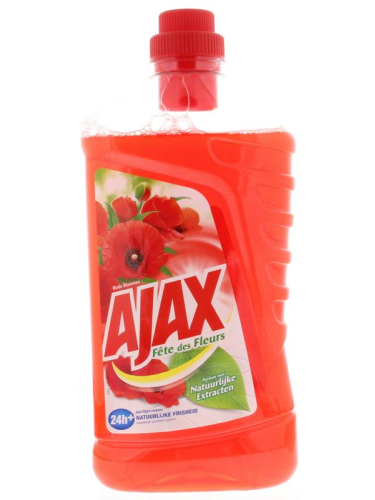 Ajax Allesreiniger Fete Des Fleurs Rode Bloemen 1000 Ml