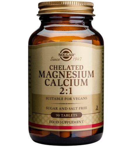 Solgar Chelated Magnesium Calcium 2:1 90 Tabletten