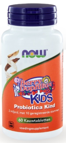 60 Kautabletten NOW BerryDophilus Kids Biotica