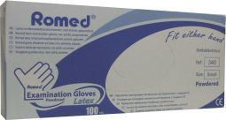 Romed Latex Handschoen Niet Steriel Gepoederd Maat S