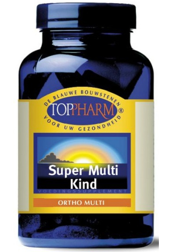 Toppharm Super Multi Kind Framboos 60 chewable tablets
