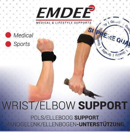 Emdee Pols/Elleboog Band Zwart