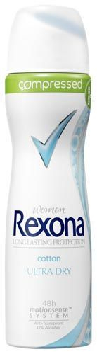 Rexona Deodorant Compressed Spray Dry Cotton