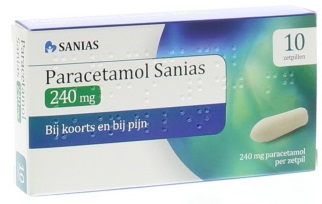 Sanias Paracetamol Zetpil 240 mg