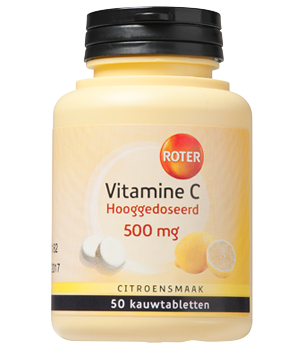 50 kauwtabletten Roter Vitamine C 500 mg