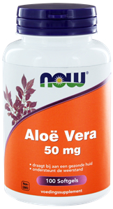 100 Softgels NOW Aloë Vera 50 mg