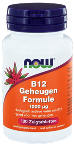 100 Lutschtabletten NOW B12 Geheugen Formule 1000 mcg