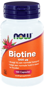 100 Kapseln NOW Biotine 1000 mcg