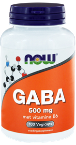 100 Kapseln NOW GABA 500 mg