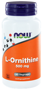 NOW L-Ornithine 500 mg 60 Kapseln