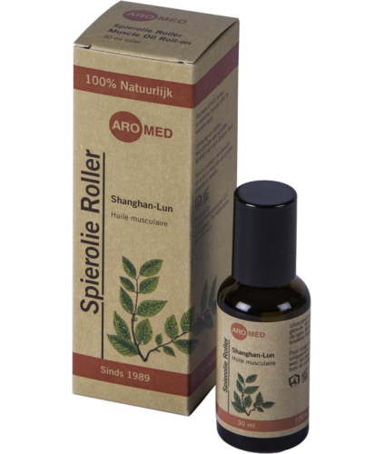 30 ml Aromed Spierolie Roller Shanghan-Lun 100% Natuurlijk