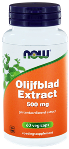 60 capsules NOW Olijfblad Extract 500 mg