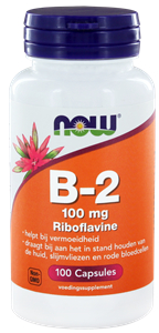 100 Kapseln NOW B2 100 mg Riboflavine