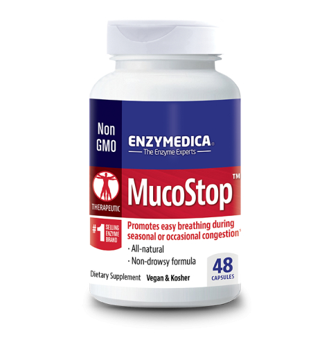 48 capsules Enzymedica MucoStop