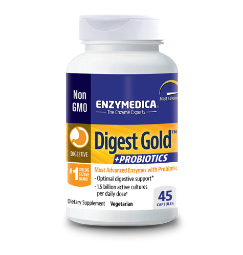 45 capsules Enzymedica Digest Gold & Probiotics