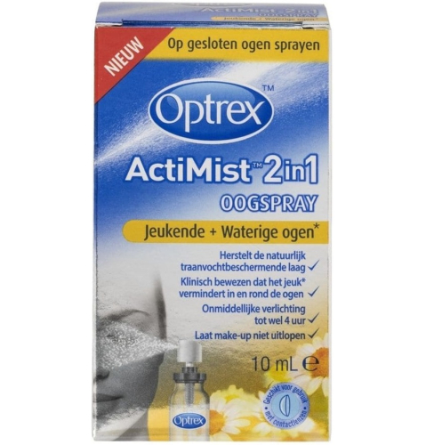 Optrex Actimist 2in1 Oogspray Jeukende en Waterige Ogen 10 Ml