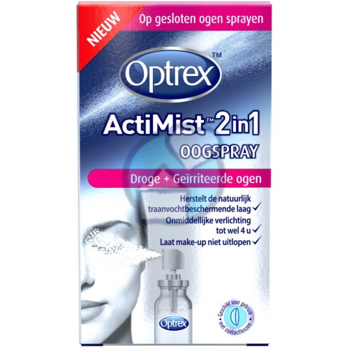 Optrex Actimist 2in1 Oogspray Droge en Geirriteerde Ogen