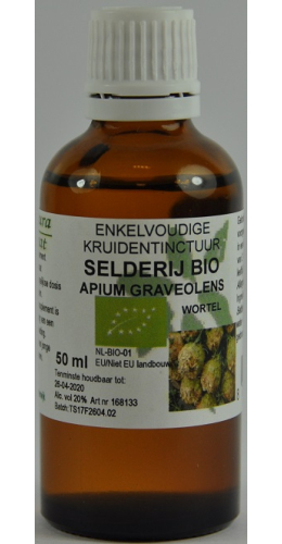 50 ml De Cruydhof  Natura Sanat Apium Graveolens - Selderij Tinctuur Biologisch