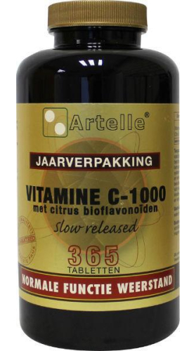 365 tabletten Artelle Vitamine C-1000 mg met Citrus Bioflavonoïden