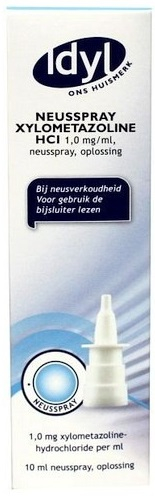 Idyl Neusspray Xylometazoline HCI 1,0 mg-ml 10 Ml