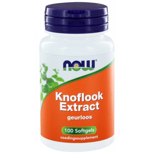 100 Softgels NOW Knoflook Extract Geurloos