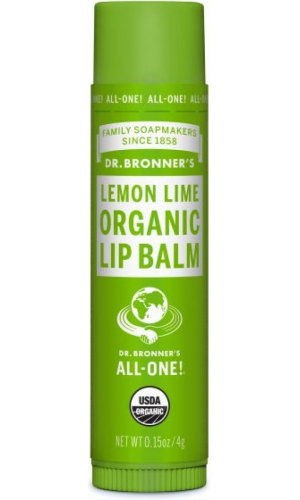 Dr. Bronner's Organic Lip Balm Lemon Lime 4 Gramm