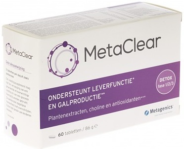 metaclear-metagenics-60-tabletten