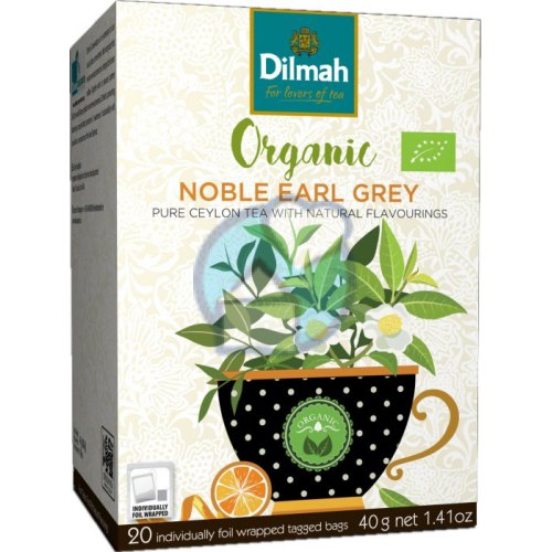 Dilmah Noble Earl Grey Thee Biologisch 20 Tüte