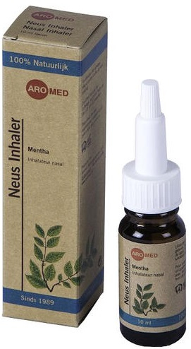 10 ml Aromed Neus Inhaler Mentha 100% Natuurlijk