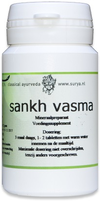 60 tabletten Surya Sankh Vasma