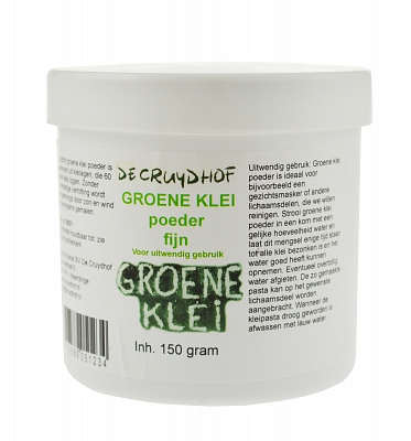 150 Gramm De Cruy Groene Klei Poeder Fijn