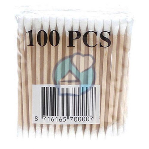 100 stuks Diversen Wattenstaafjes Hout