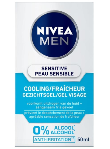 Nivea Men Sensitive Cooling Gezichtsgel 50 Ml