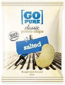 125 gram Go Pure Classic Potato Chips Salted