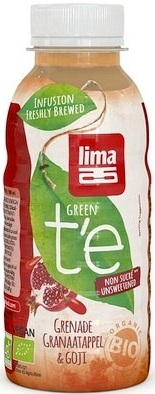 Lima Green T'E Granaatappel & Goji Biologisch 330 ml