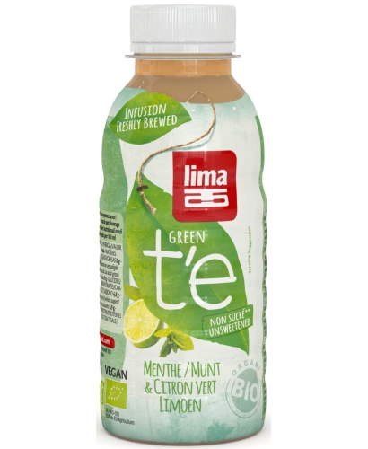 Lima Green T'E Munt & Limoen Biologisch 330 ml