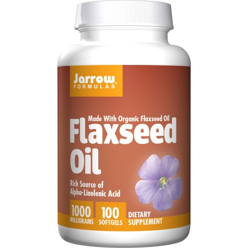 Jarrow Formulas Flaxseed Oil 1000 mg 100 Softgels