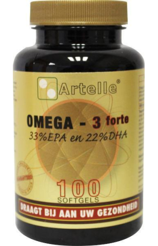 100 Softgels Artelle Omega 3 Forte
