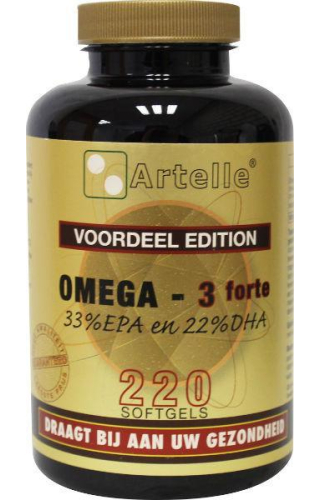 220 Softgels Artelle Omega 3 Forte 