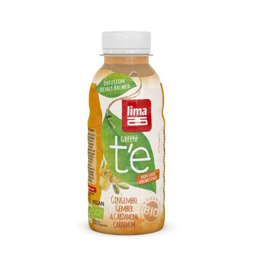 Lima Green T'E Gember & Cardemom Biologisch 330 Ml
