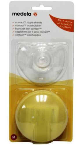 1 Paar Medela Contact Tepelhoedje Maat M