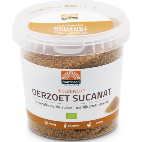 Oerzoet Sucanat Biologisch Mattisson 450 Gram Kopen Gezondheid Aan Huis