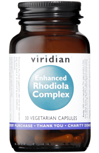 30 capsules Viridian Rhodiola Complex Enhanced