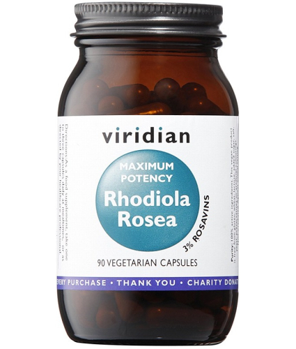 Viridian Rhodiola Rosea Maximum Potency 90 Kapseln