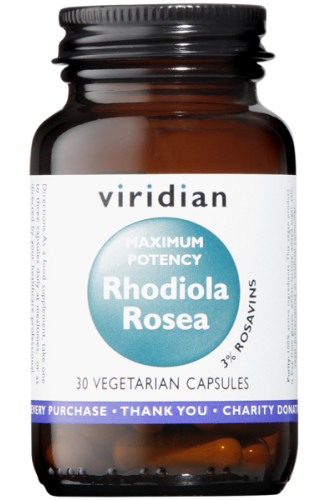 30 capsules Viridian Rhodiola Rosea Maximum Potency