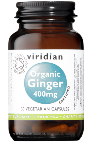 30 capsules Viridian Ginger 400 mg Organic