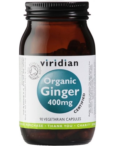 90 capsules Viridian Ginger 400 mg Organic